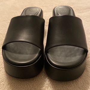 Brand new black platforms